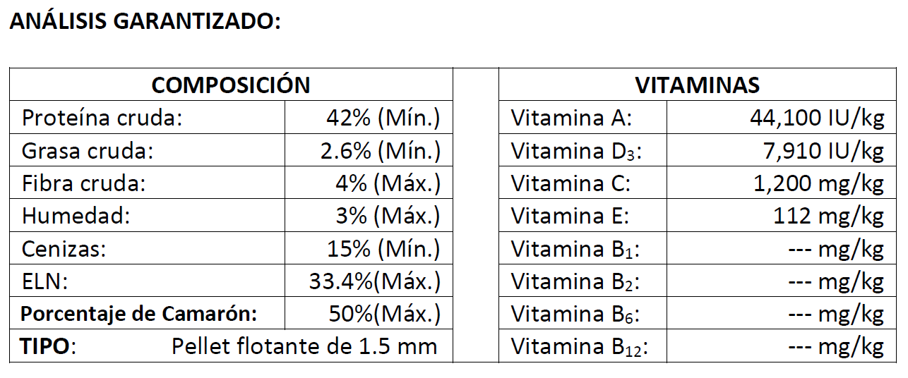 Delicias de camarón Betta Pro